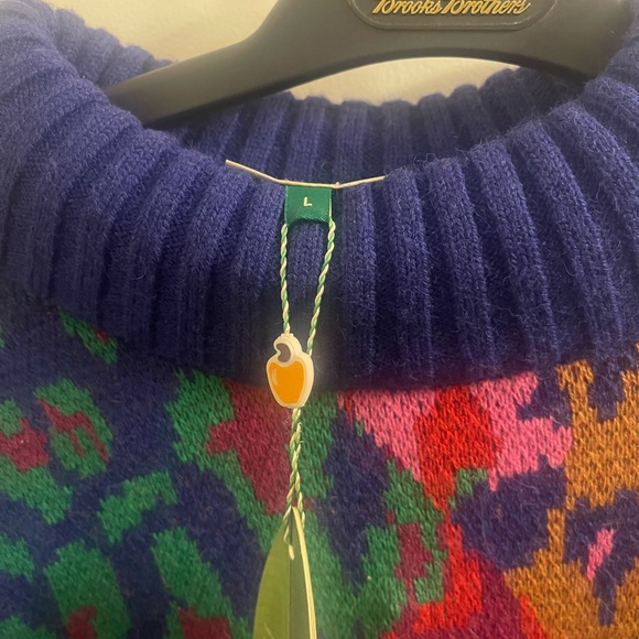 Mixed Leopard Pop Sweater Dress - Picture 9 of 11